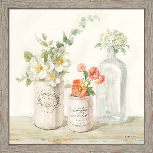 Winston Porter Marmalade Flowers III Framed On Paper by Danhui Nai